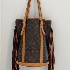 Authentic Louis Vuitton tote with fringe